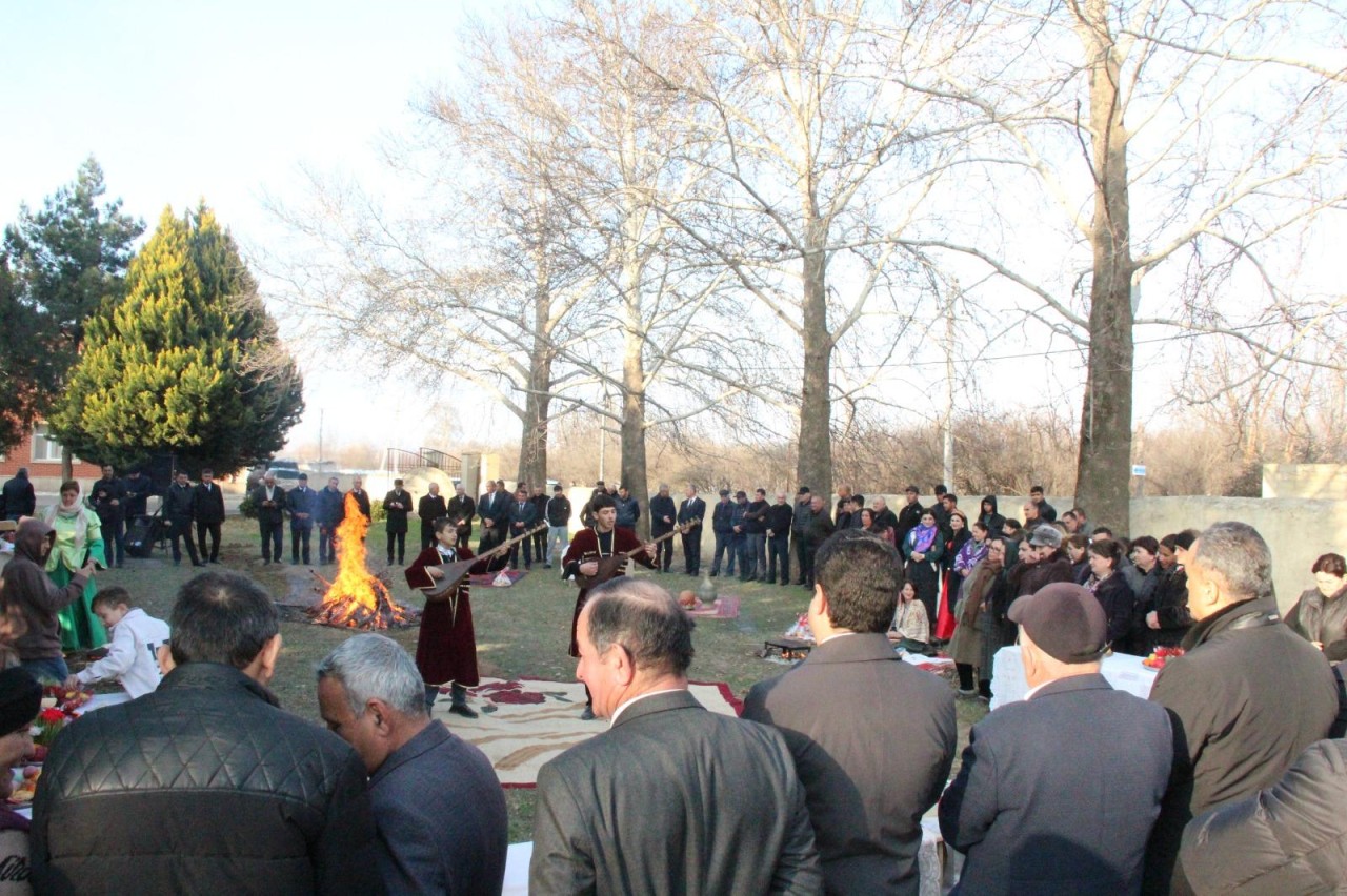 Goranboyun Hazırəhmədli kəndində Yel çərşənbəsi qeyd olundu - FOTOLAR